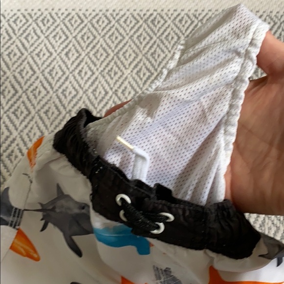Sz 6-9 mo “Shark” Boardshorts - Picture 7 of 8